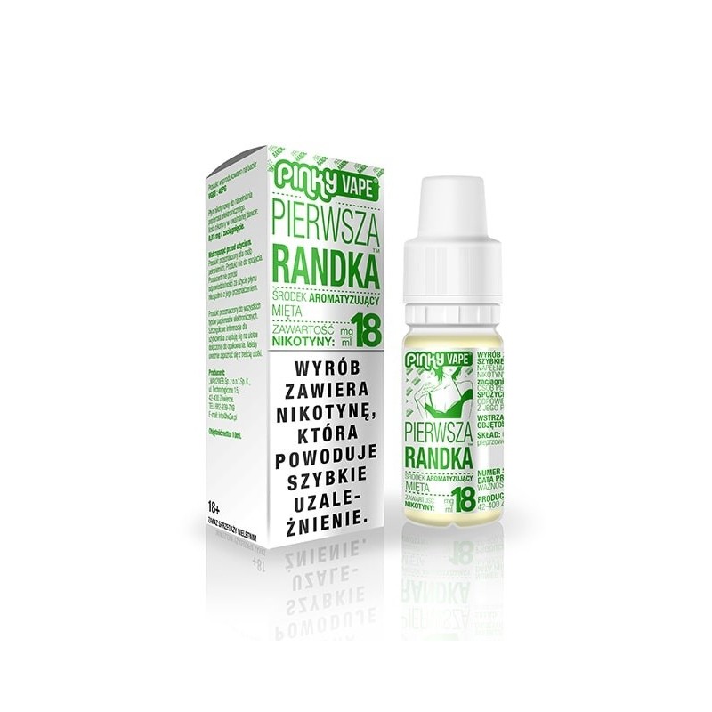 Liquid Pinky Vape - Premier Rendez-vous 18mg 10ml | Eliq Vapoteur