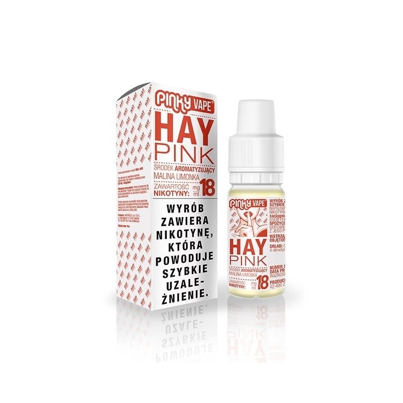 Liquid Pinky Vape - Hay Pink 18mg 10ml (A25) | Eliq Vapoteur