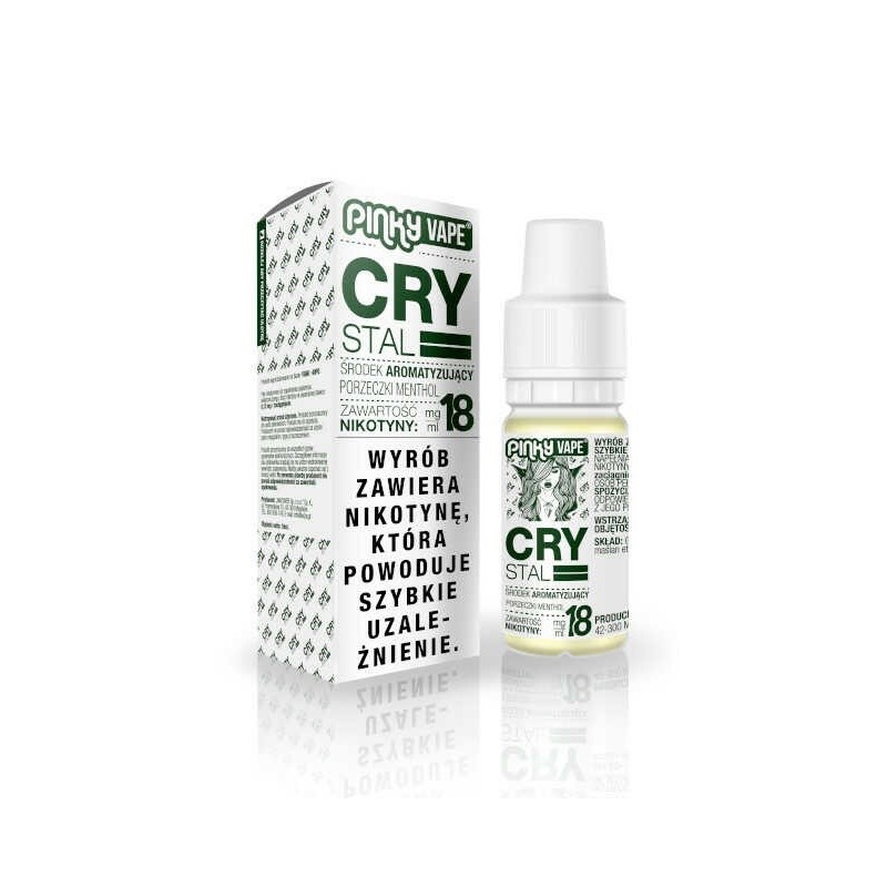 Liquid Pinky Vape - Crystal 18mg 10ml (A25) | Eliq Vapoteur