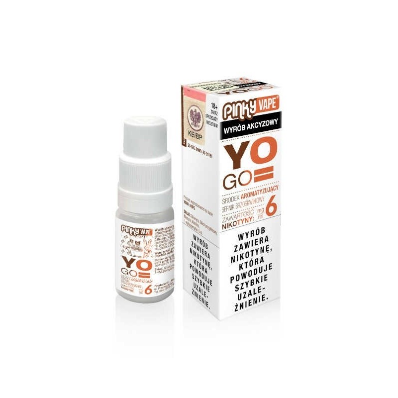 Liquid Pinky Vape - Yogo 6mg 10ml (A25) | Eliq Vapoteur