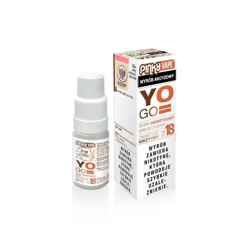 Liquid Pinky Vape - Yogo 18mg 10ml (A25) | Eliq Vapoteur