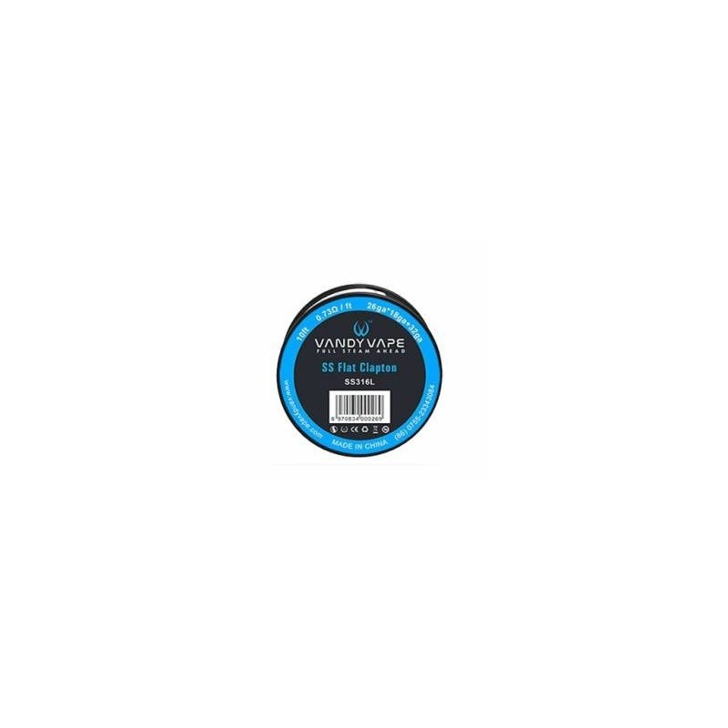 Drut - Vandy Vape - Flat Clapton wire -10ft 0,73ohm 26ga*18ga+32ga (3m) | Eliq Vapoteur