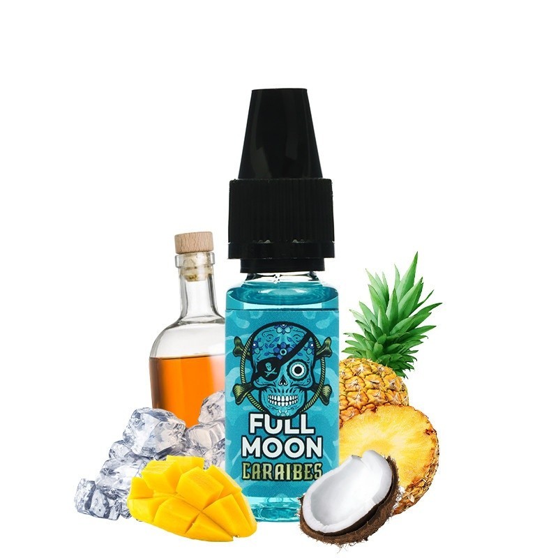 Full Moon Pirates Concentrate - Caribbean 10ml (A25) | Eliq Vapoteur