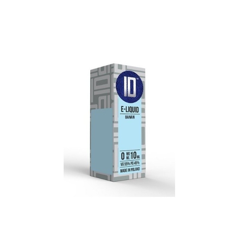 Liquid ID - 10ml Banan 12mg  (A25) | Eliq Vapoteur