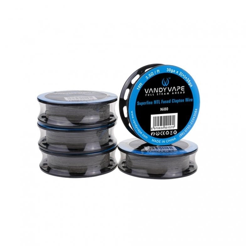 Drut Vandy Vape - Superfine MTL Wire -10ft 32ga x2 + 38ga (3m) | Eliq Vapoteur