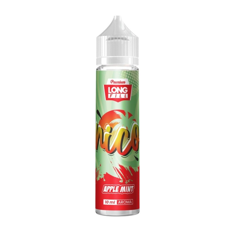 Longfill Nico 10/60ml - APPLE MINT | Eliq Vapoteur