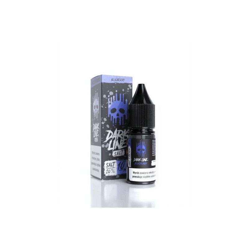 Liquid DARK LINE SALT 10ml - Blueberry 20mg  (A25) | Eliq Vapoteur