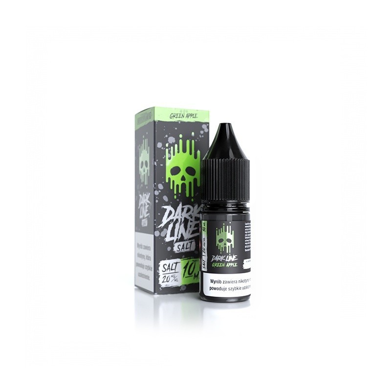 Liquid DARK LINE SALT 10ml - Pomme Verte 20mg (A25) | Eliq Vapoteur