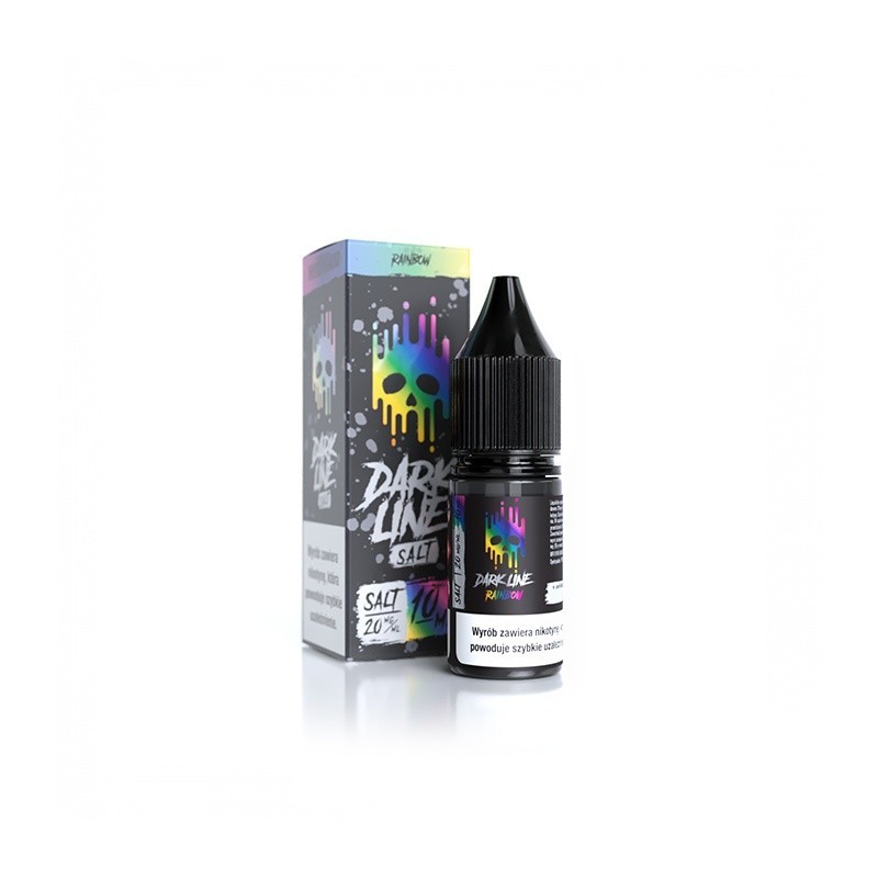 Liquid DARK LINE SALT 10ml - Rainbow 20mg  (A25) | Eliq Vapoteur