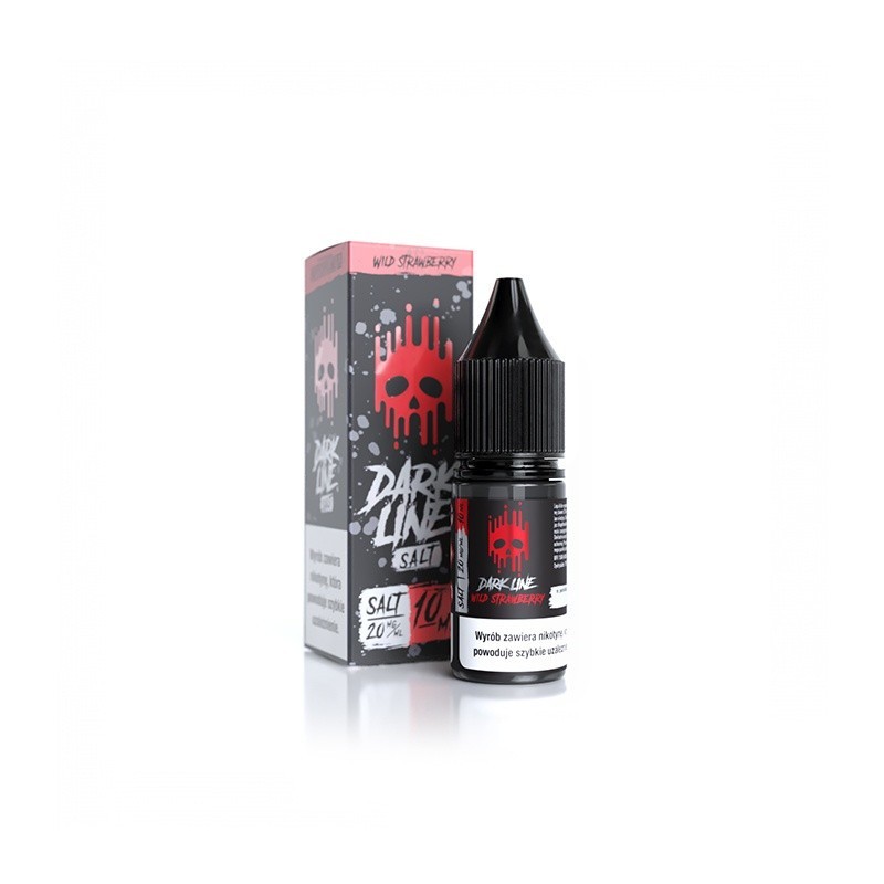 Liquide DARK LINE SALT 10ml - Fraise Sauvage 20mg (A25) | Eliq Vapoteur