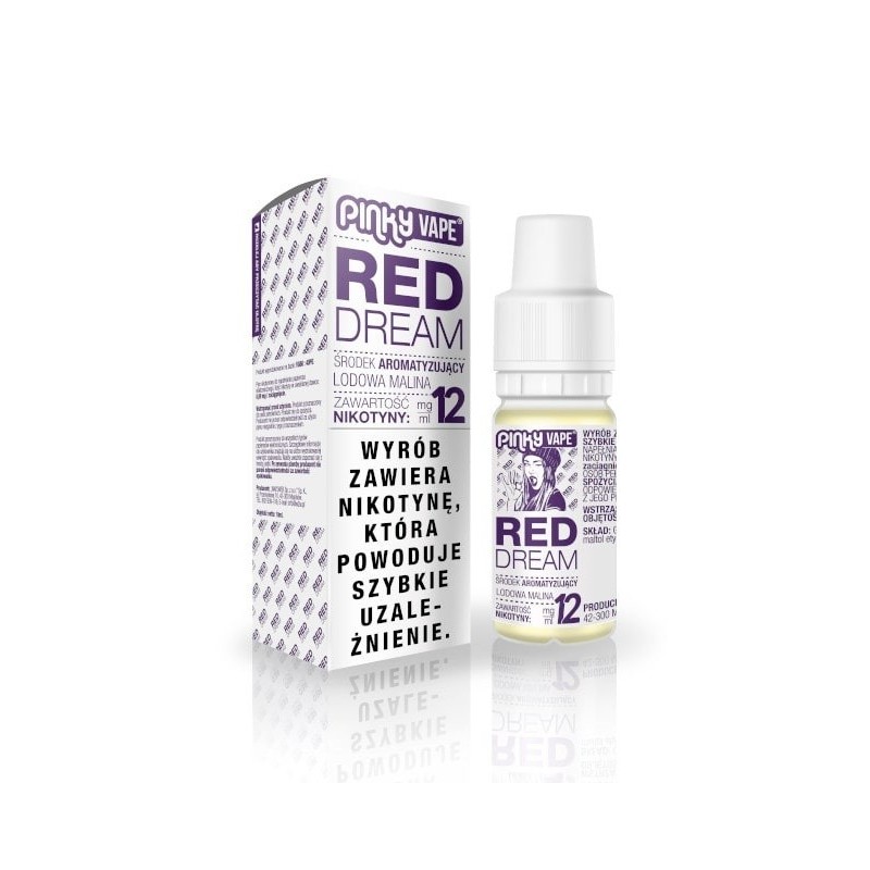 Liquid Pinky Vape - Red Dream 12mg 10ml (A25) | Eliq Vapoteur