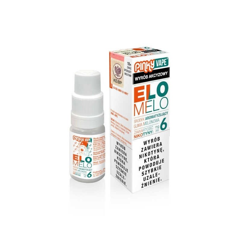 Liquid Pinky Vape - Elo Melo 18mg 10ml (A25) | Eliq Vapoteur