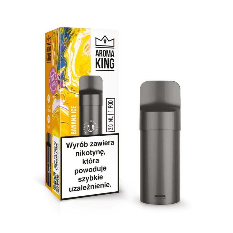 Cartouche Aroma King Pod - Banana Ice (A25) | Eliq Vapoteur