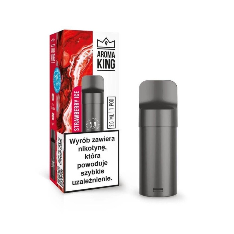 Cartouche Aroma King Pod - Glace à la Fraise (A25) | Eliq Vapoteur