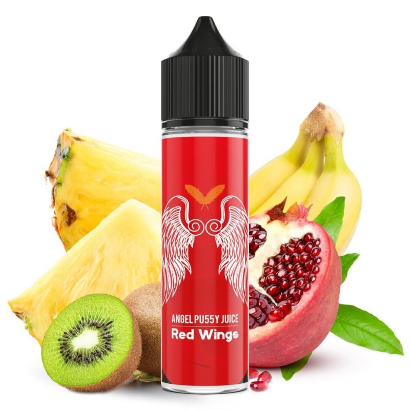 Longfill Angel Pussy Juice 13/60ml - Red Wings | Eliq Vapoteur