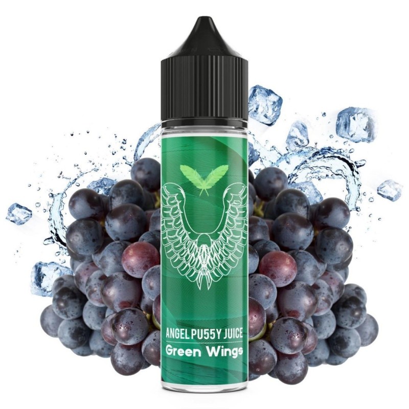 Longfill Angel Pussy Juice 13/60ml - Green Wings | Eliq Vapoteur