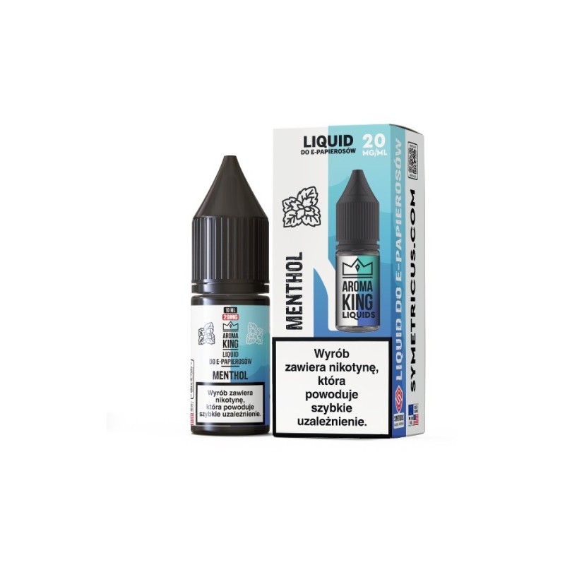 Liquid Aroma King Salt 10 ml - Menthol 20 mg | Eliq Vapoteur