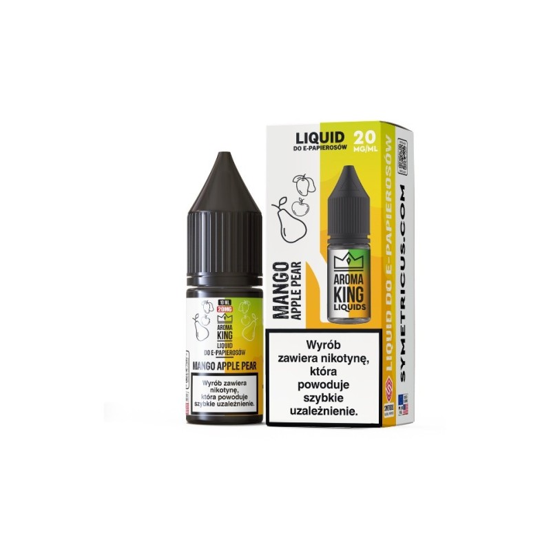 Liquid Aroma King Salt 10 ml - Mangue Pomme Poire 20 mg (A25) | Eliq Vapoteur