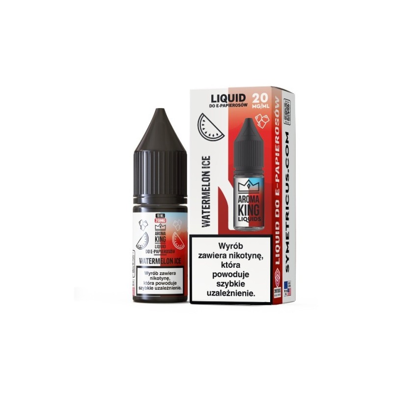 Liquid Aroma King Salt 10 ml - Pastèque Glacée 20 mg (A25) | Eliq Vapoteur