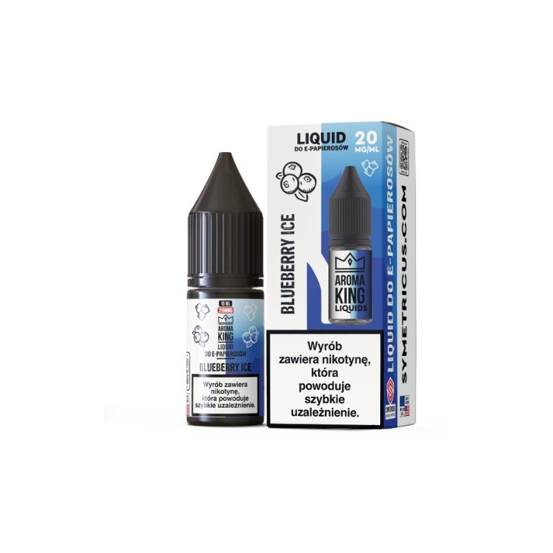 Liquid Aroma King Salt 10 ml - Blueberry Ice 20 mg | Eliq Vapoteur
