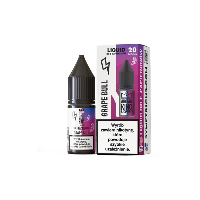 Liquid Aroma King Salt 10 ml - Grape Bull 20 mg | Eliq Vapoteur