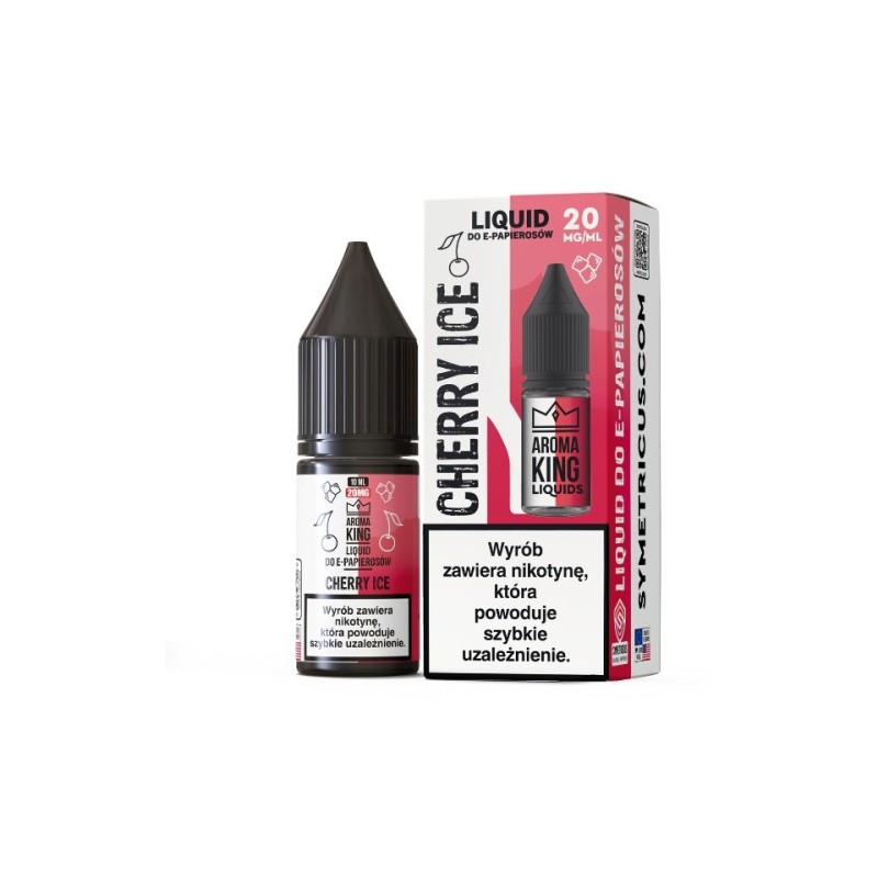 Liquid Aroma King Salt 10 ml - Cherry Ice 20 mg | Eliq Vapoteur