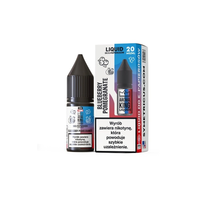 Liquid Aroma King Salt 10 ml - Blueberry Pomegranate 20 mg | Eliq Vapoteur
