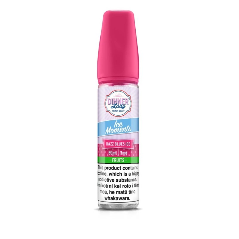 Longfill Dinner Lady 18/60ml - Razz Blues Ice | Eliq Vapoteur