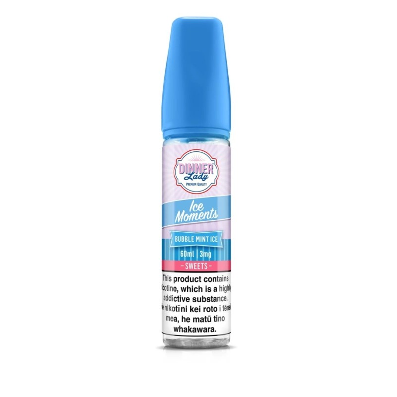 Longfill Dinner Lady 18/60ml - Bubble Mint Ice | Eliq Vapoteur