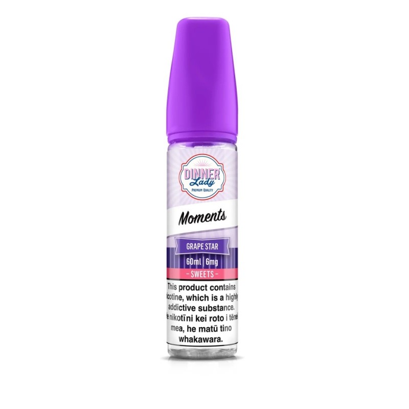 Longfill Dinner Lady 18/60ml - Grape Star | Eliq Vapoteur