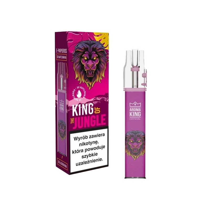 Aroma King - Le Roi de la Jungle - Rose - Réutilisable | Eliq Vapoteur