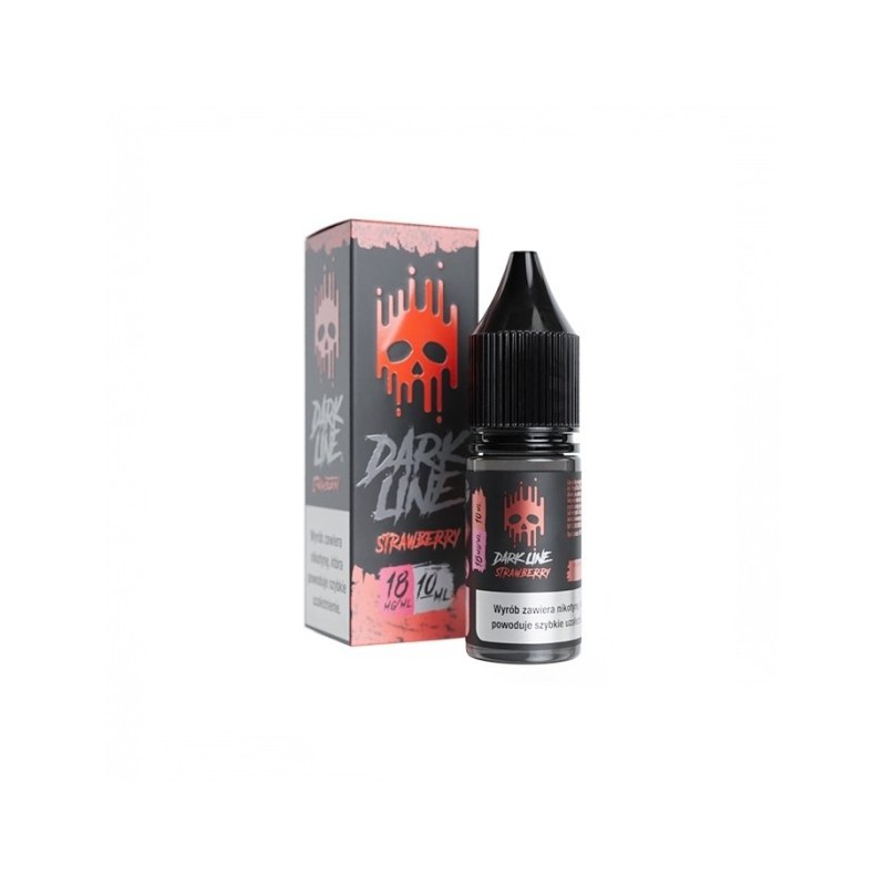 Liquid DARK LINE 10ml - Strawberry 18mg (A25) | Eliq Vapoteur