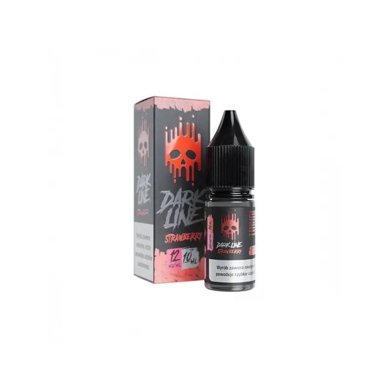 Liquid DARK LINE 10ml - Strawberry 12mg  (A25) | Eliq Vapoteur