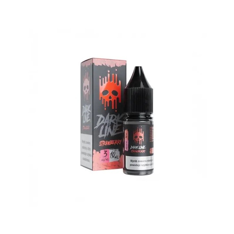 Liquid DARK LINE 10ml - Strawberry 3mg (A25) | Eliq Vapoteur