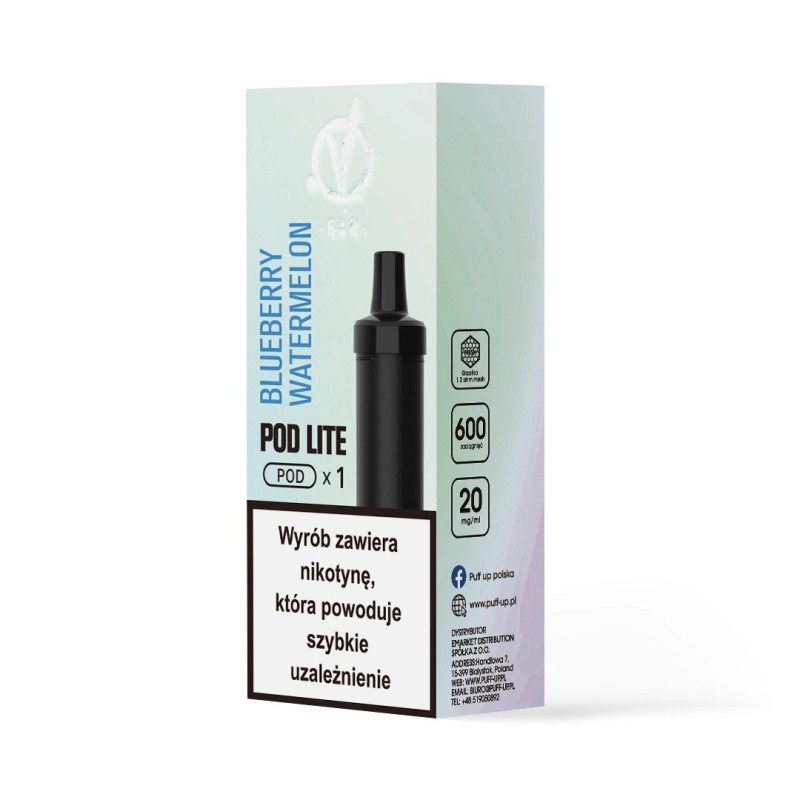 Kartridż Wkład Cubo Pod 20mg 2ml - Blueberry Watermelon (A25) | Eliq Vapoteur