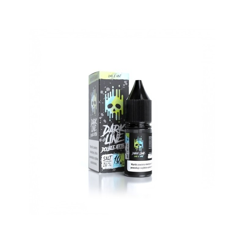 Liquid DARK LINE DOUBLE SALT 10ml - Lime Mint 20mg  (A25) | Eliq Vapoteur