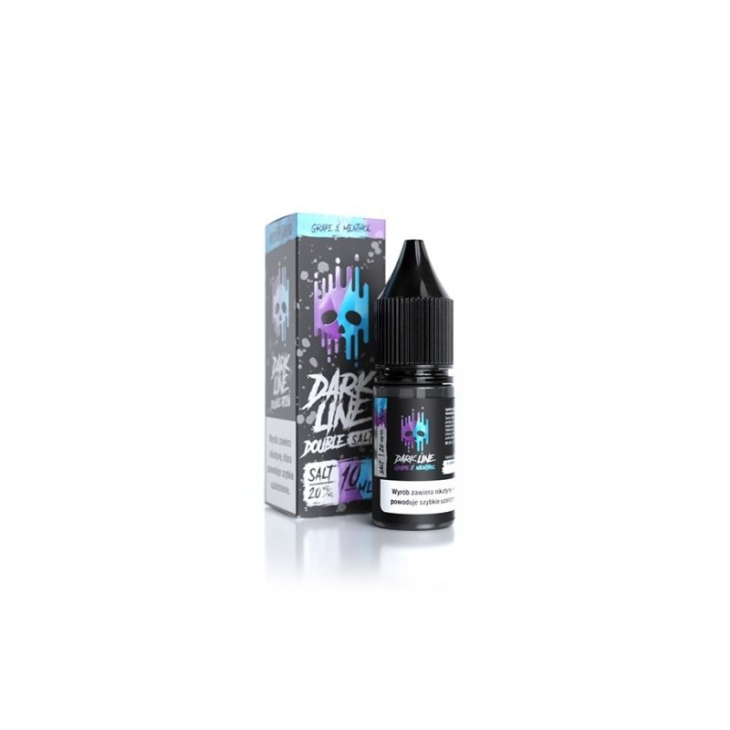 Liquid DARK LINE DOUBLE SALT 10ml - Grape Menthol 20mg (A25) | Eliq Vapoteur