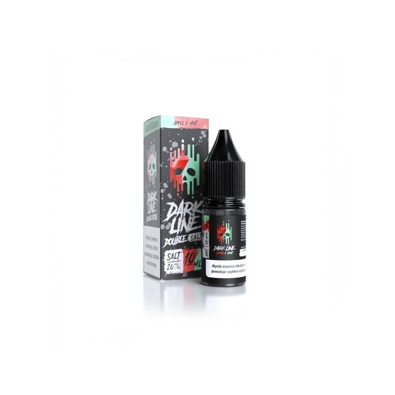 Liquid DARK LINE DOUBLE SALT 10ml - Apple Mint 20mg (A25) | Eliq Vapoteur