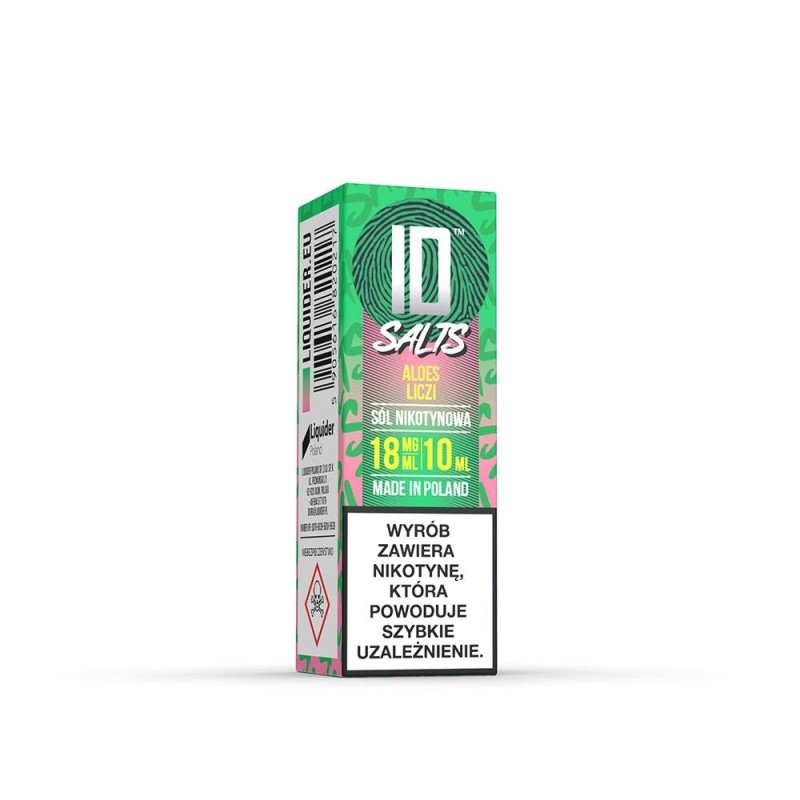 Liquid ID Salt - 10ml Aloes Liczi 18mg (A25) | Eliq Vapoteur