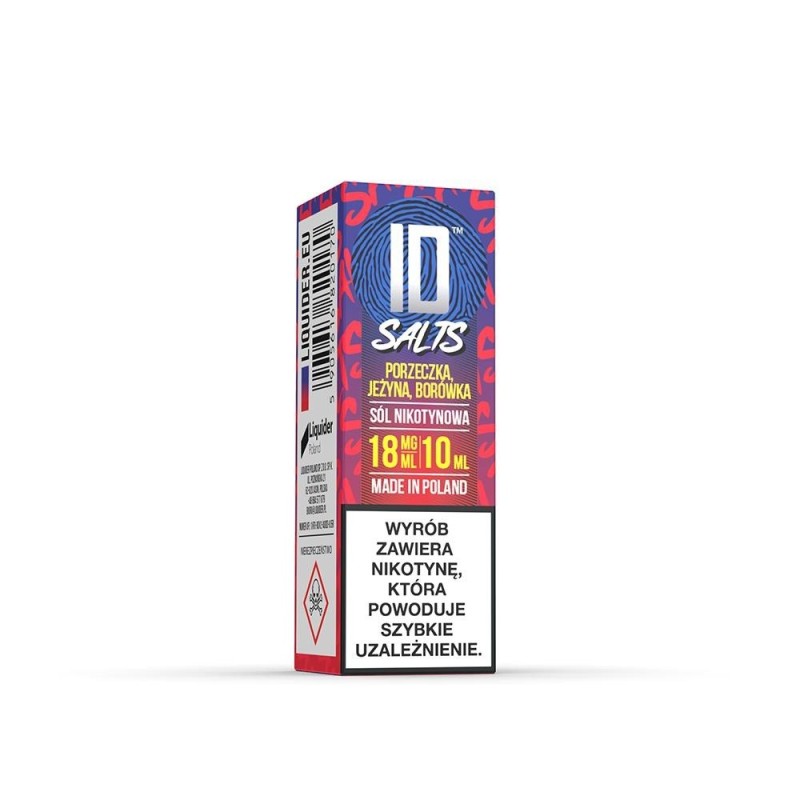 Liquid ID Sel - 10ml Cassis, Mûre, Myrtille 18mg (A25) | Eliq Vapoteur