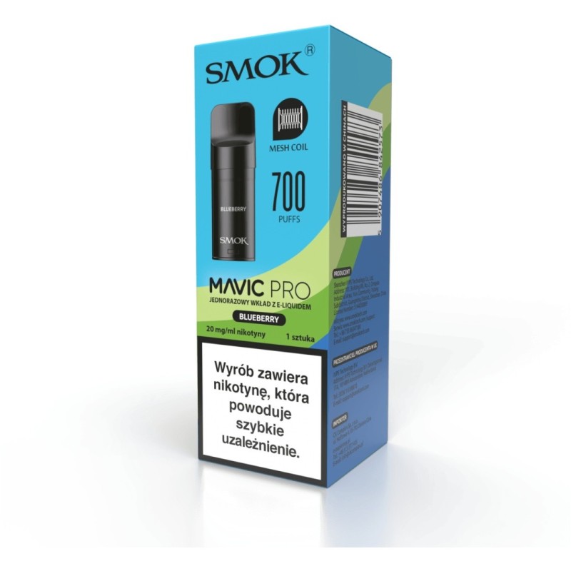 Wkład Smok Mavic PRO 2ml - Myrtille (A25) | Eliq Vapoteur