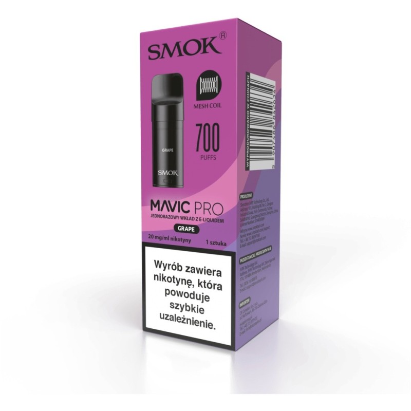 Wkład Smok Mavic PRO 2ml - Raisin (A25) | Eliq Vapoteur