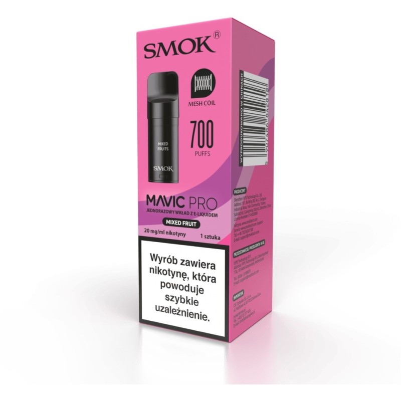 Smok Mavic PRO 2ml Cartridge - Mixed Fruits (A25) | Eliq Vapoteur