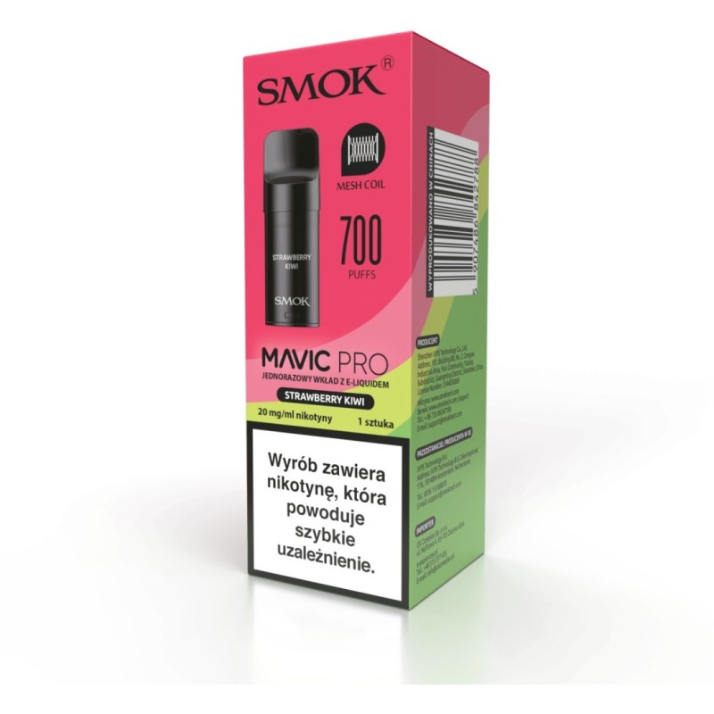Wkład Smok Mavic PRO 2ml - Fraise Kiwi (A25) | Eliq Vapoteur