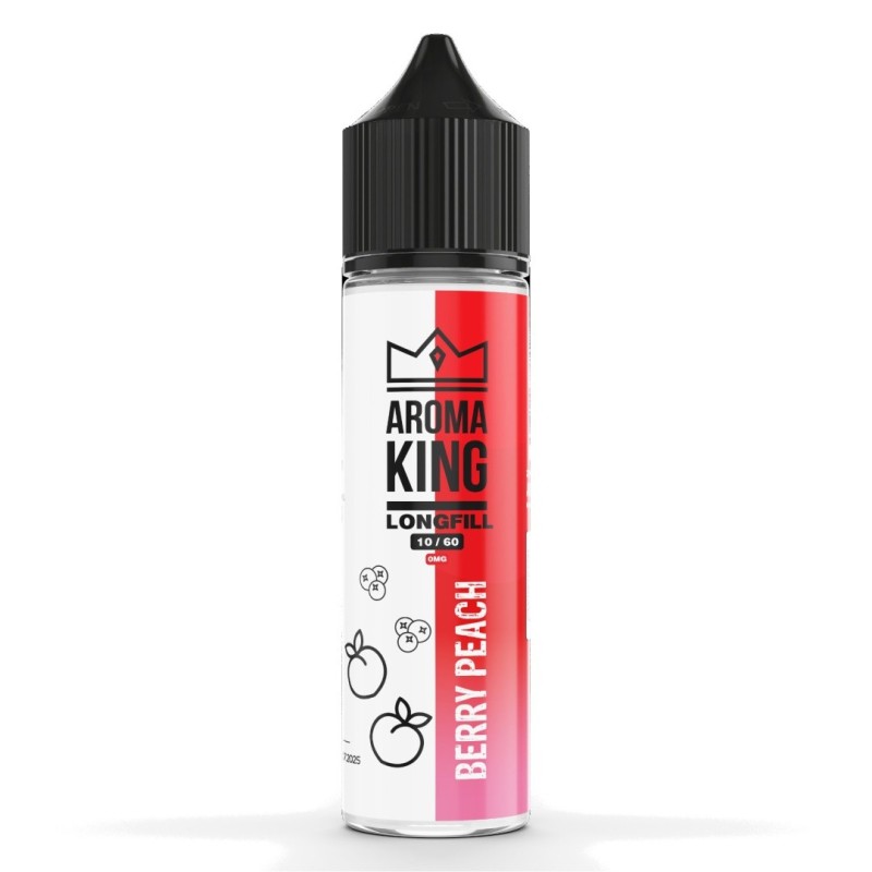 Longfill Aroma King 10/60ml - Berry Peach | Eliq Vapoteur