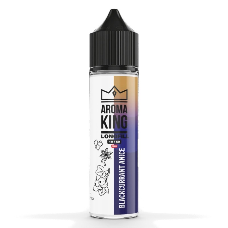 Longfill Aroma King 10/60ml - Blackcurrant Anice | Eliq Vapoteur