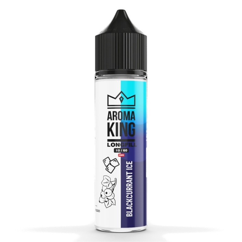 Longfill Aroma King 10/60ml - Blackcurrant Ice | Eliq Vapoteur