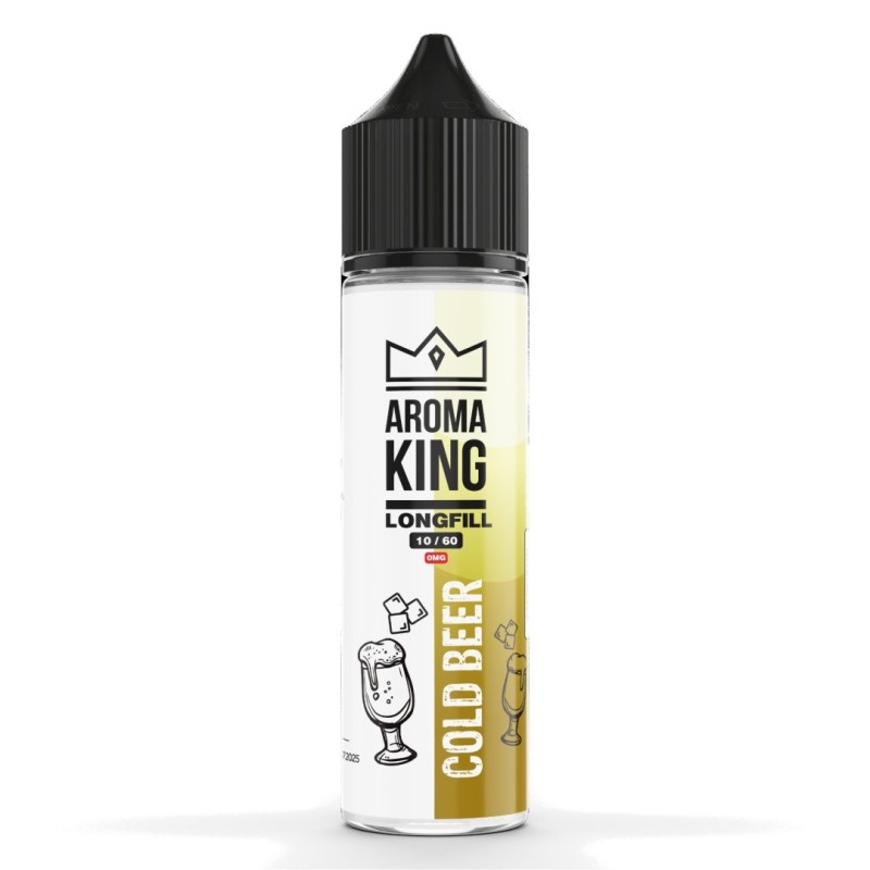 Longfill Aroma King 10/60ml - Cold Beer | Eliq Vapoteur