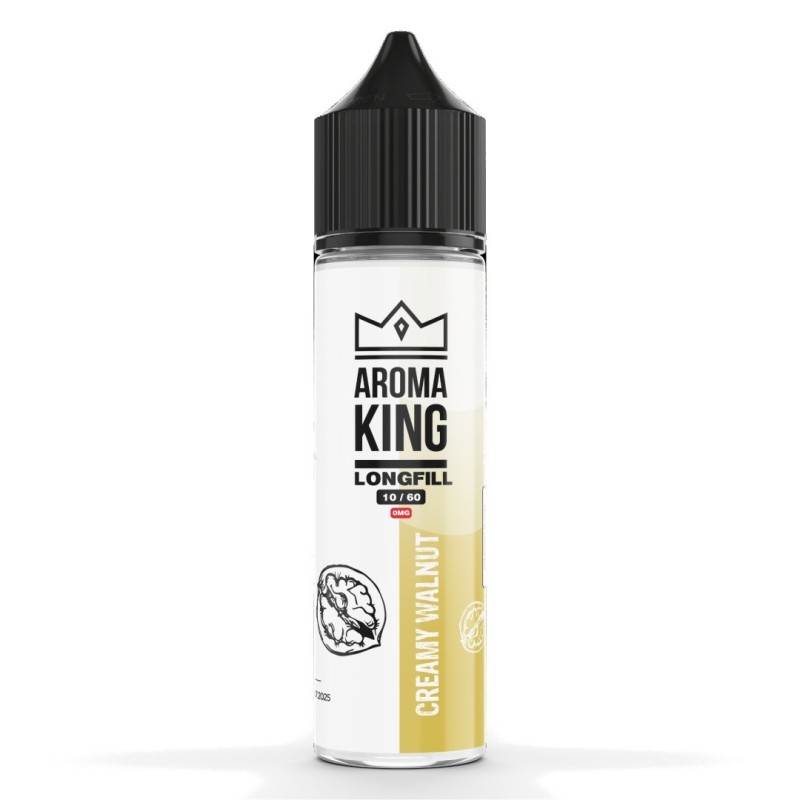 Longfill Aroma King 10/60ml - Creamy Walnut | Eliq Vapoteur