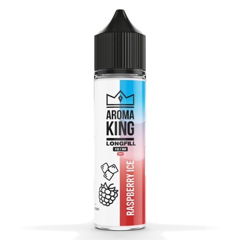 Longfill Aroma King 10/60ml - Raspberry Ice | Eliq Vapoteur
